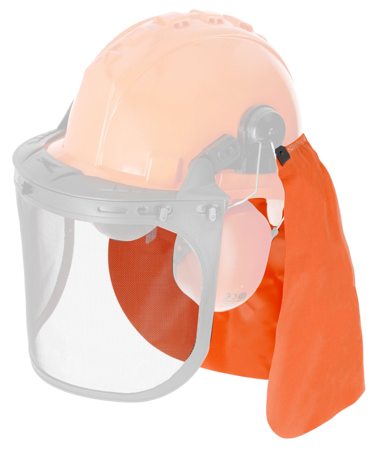 Kramp regnslag til sikkerhedshjelm