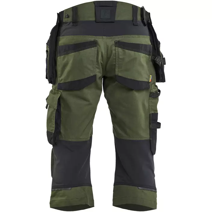 Blåkläder Striker 3/4-Handwerkerhose, Waldgrün/Schwarz, large image number 1
