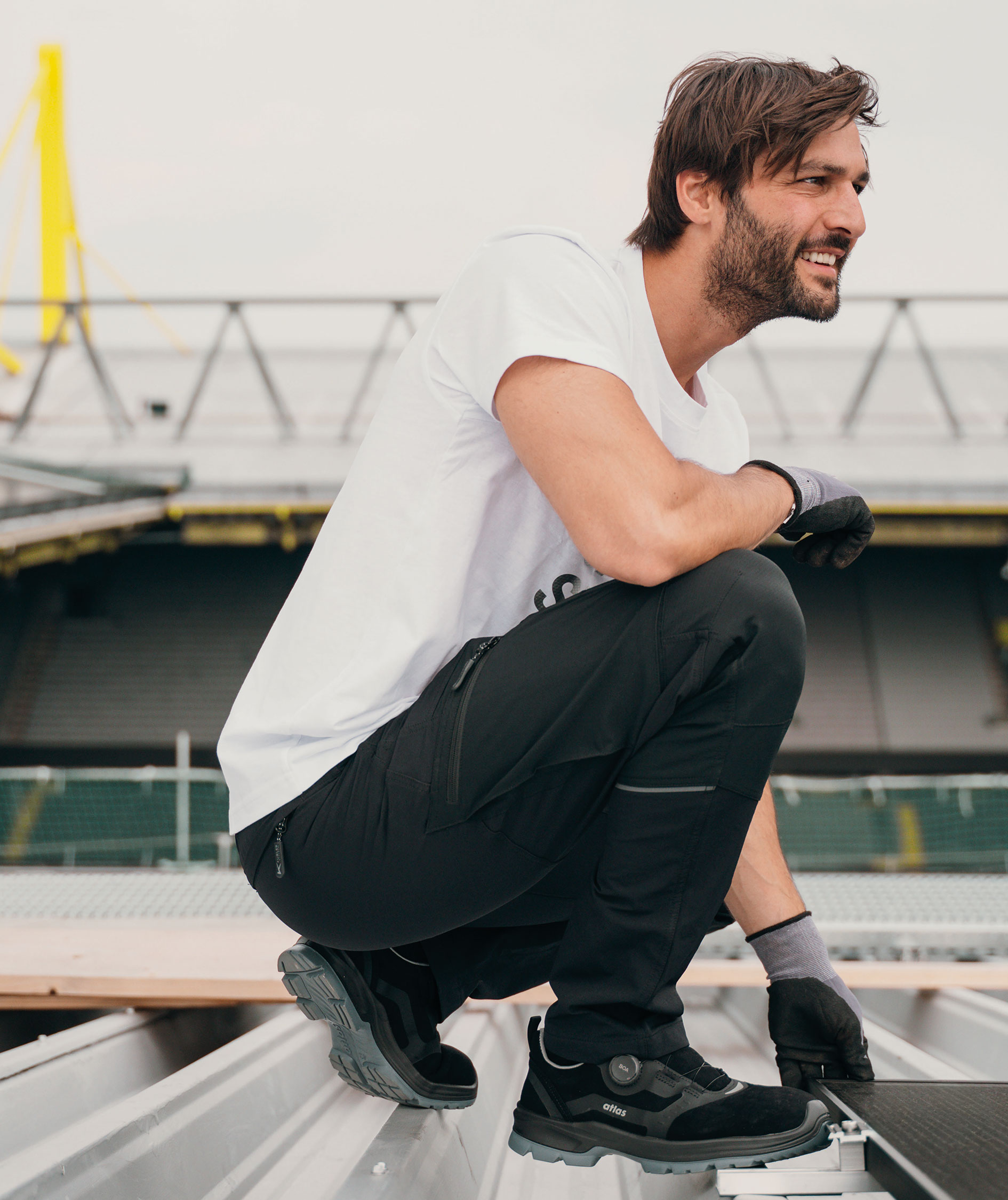 Atlas Flash 6405 XP Boa&reg; safety shoes S3, Black, large image number 4