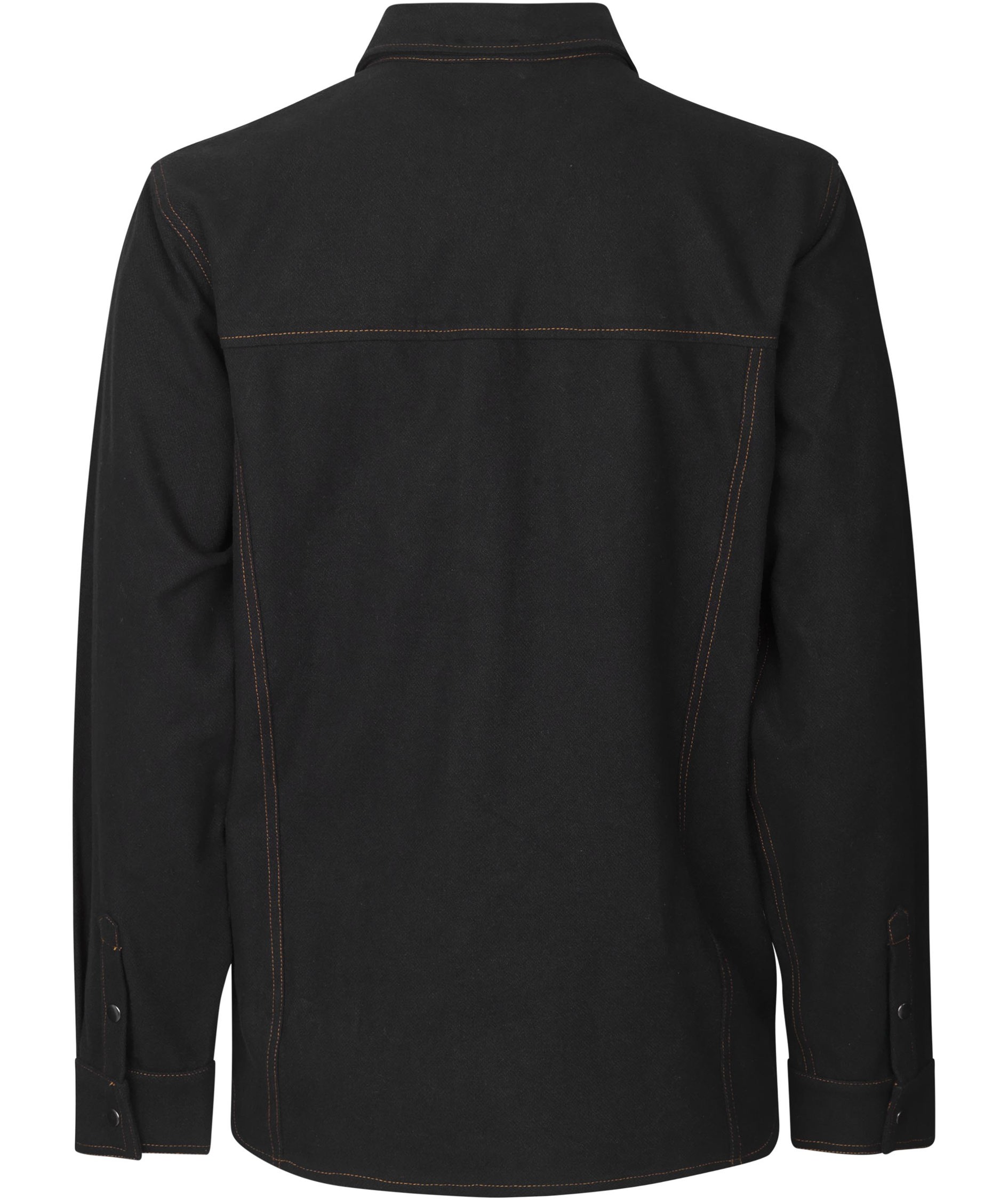 ID Modern fit flanellskjorta, Svart