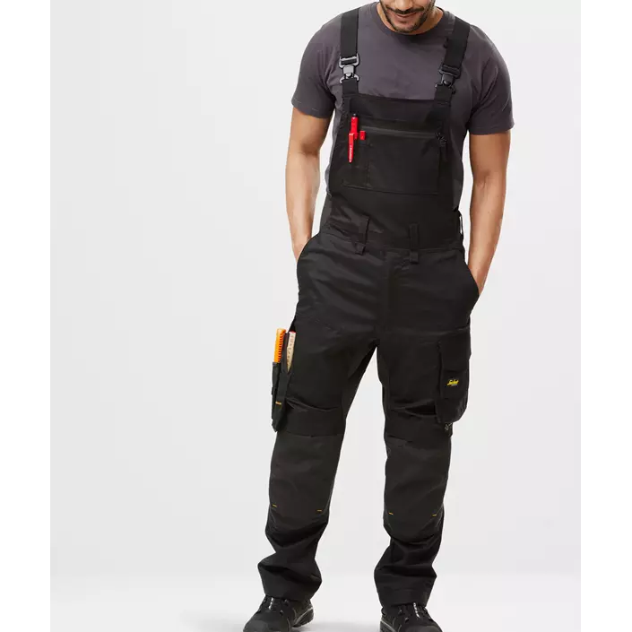 Snickers AllroundWork overalls 6051, Black, large image number 1