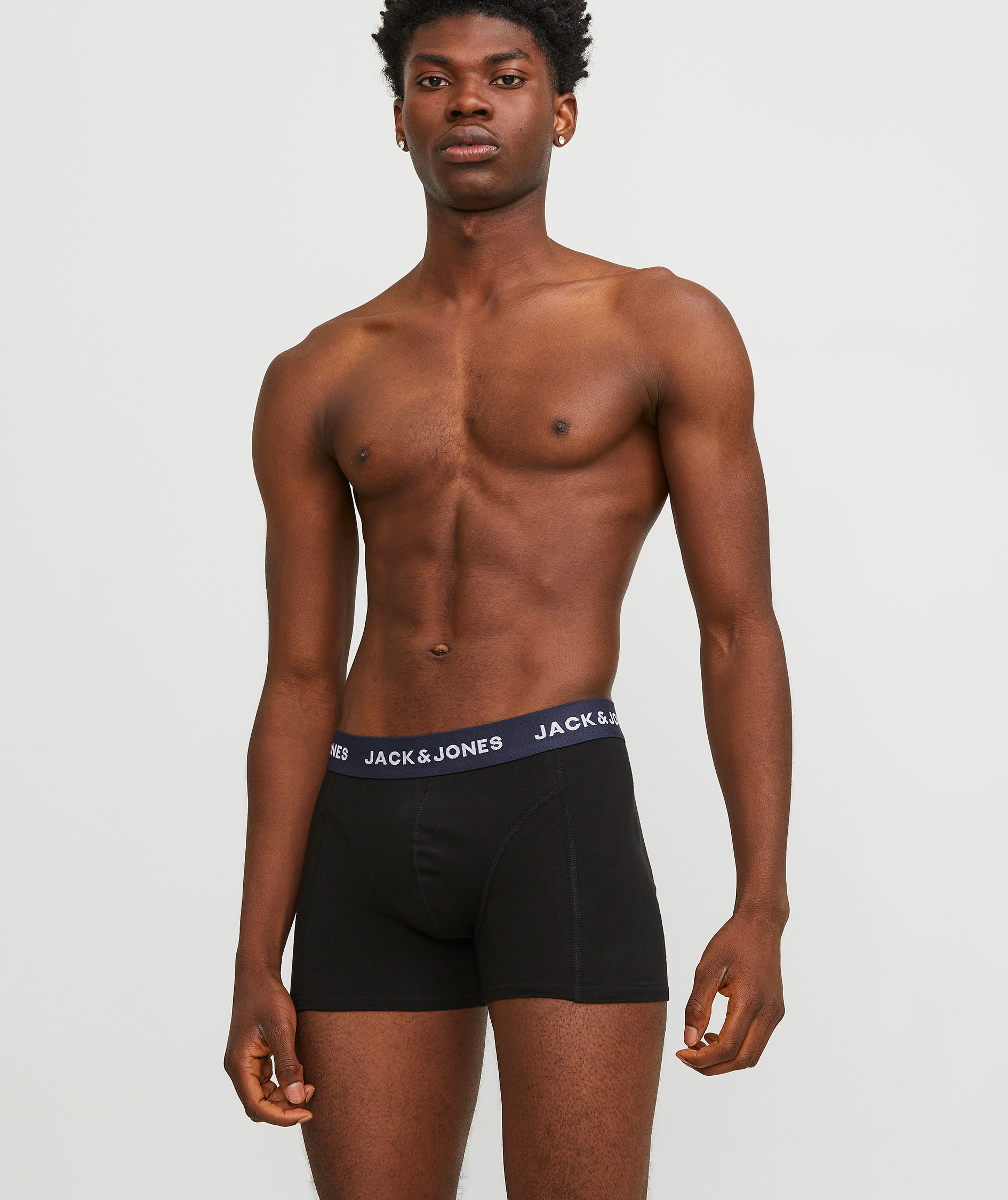 Jack & Jones JACSOLID 5er-Pack Boxershorts, Black/Blue, large image number 6