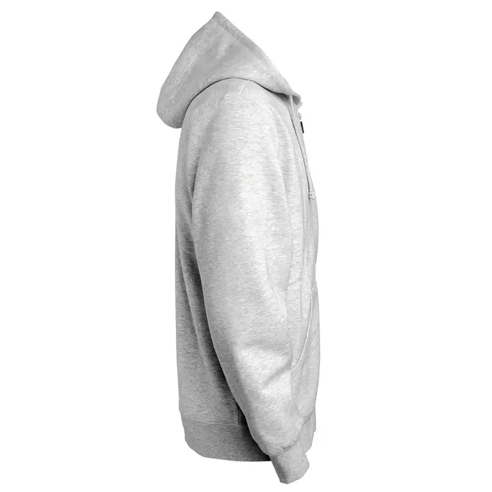 South West Parry hoodie med blixtlås, Grå Melange, large image number 1