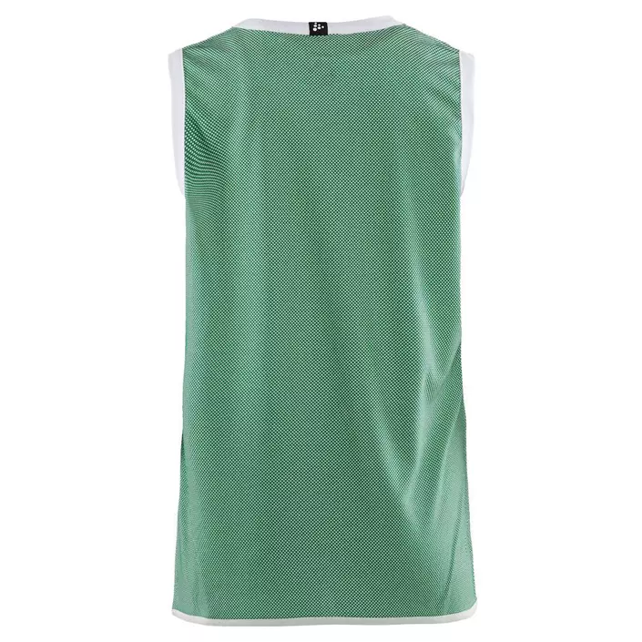 Craft Progress vendbar Basket tank top til børn, Team green/white, large image number 2