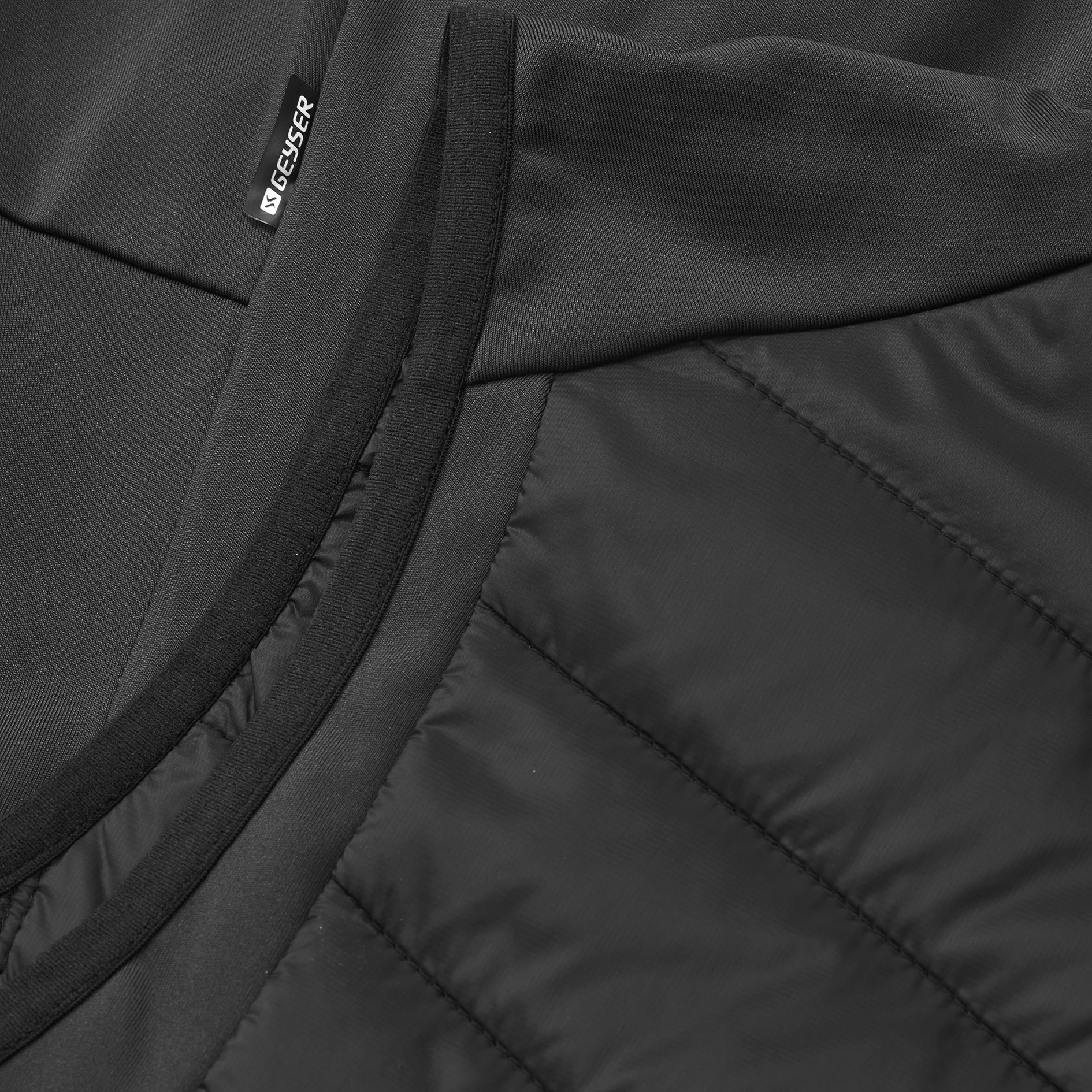 GEYSER woman's hybrid vest, Black, large image number 3