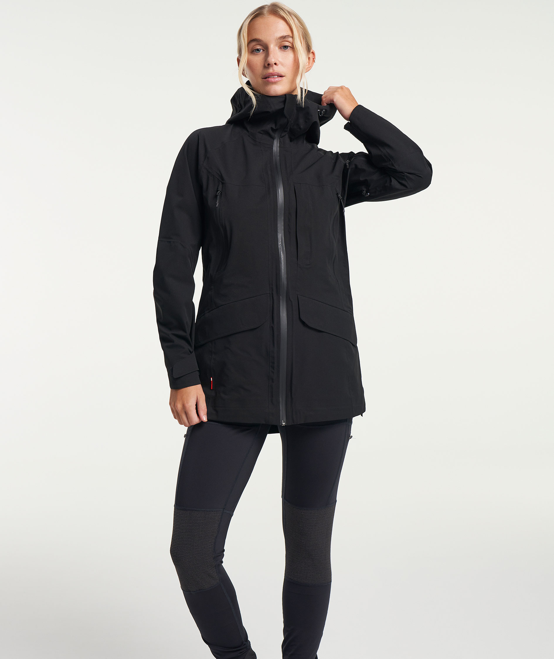 Tenson TXlite shell jacket dam, Black