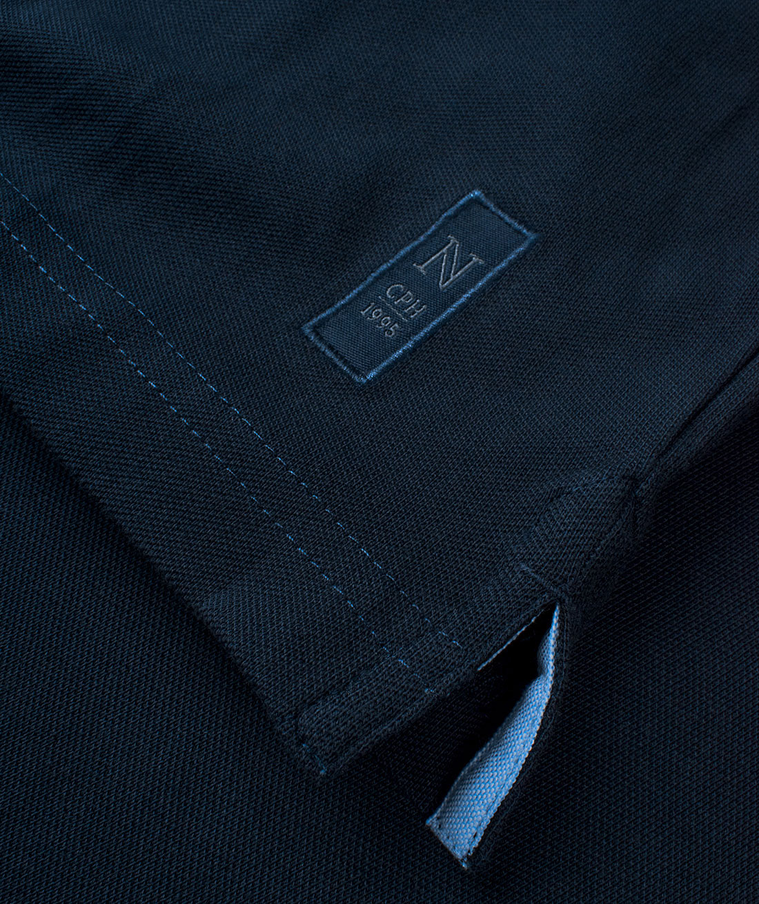 Nimbus Carlington l&aring;ng&auml;rmad pik&eacute;tr&ouml;ja, Navy, large image number 4