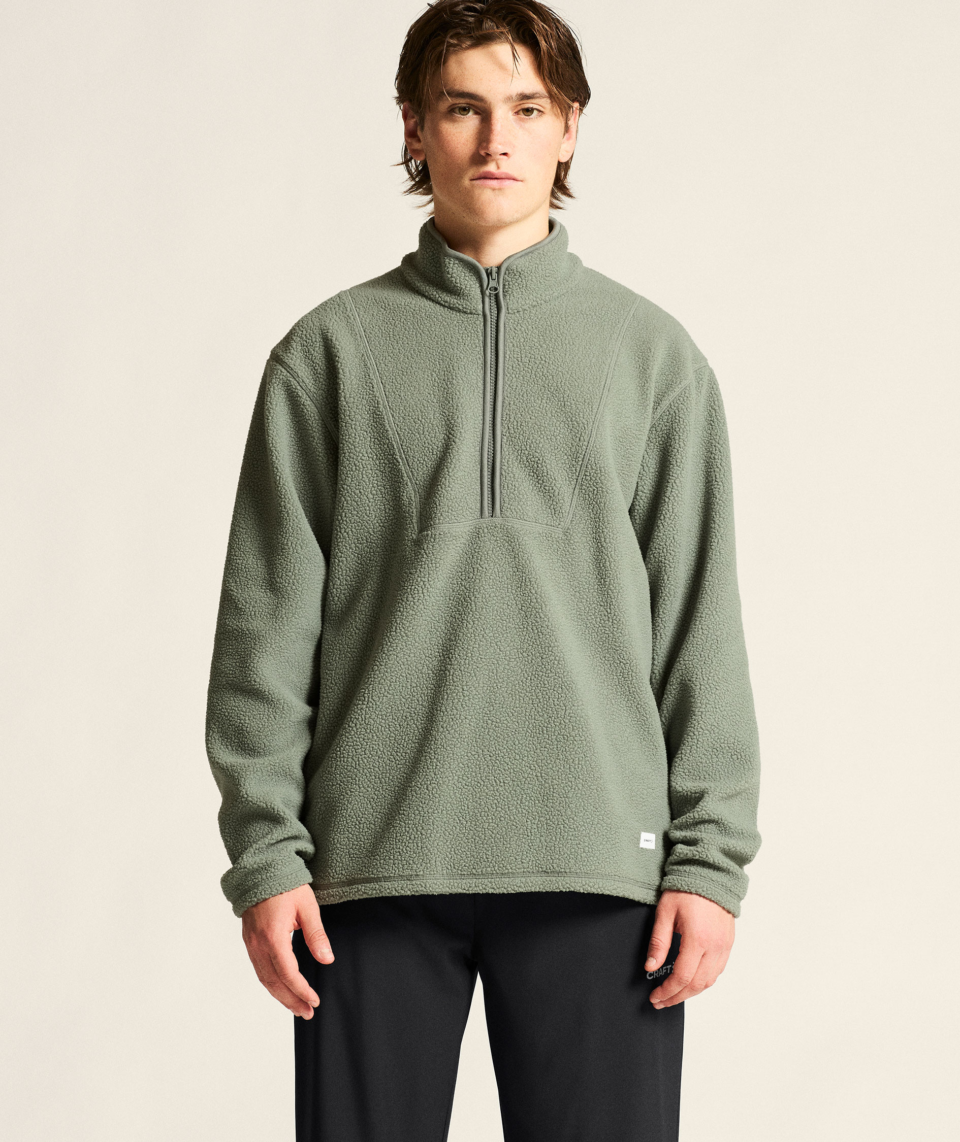 Craft Join half zip fiberpelstr&oslash;je, Leaf, large image number 1