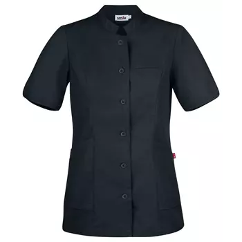 Smila Workwear Aila short sleeved women's shirt, Black