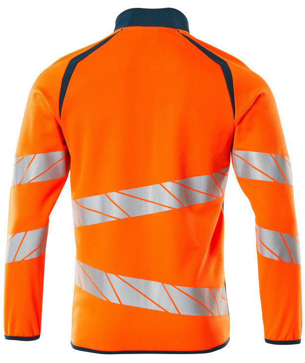 Mascot Accelerate Safe cardigan, Varsel Orange/M&ouml;rk Petroleum