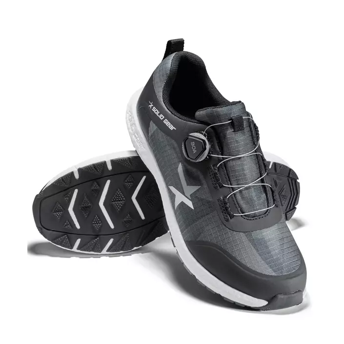Solid Gear Dynamo work shoes O1, Black/Grey, large image number 4