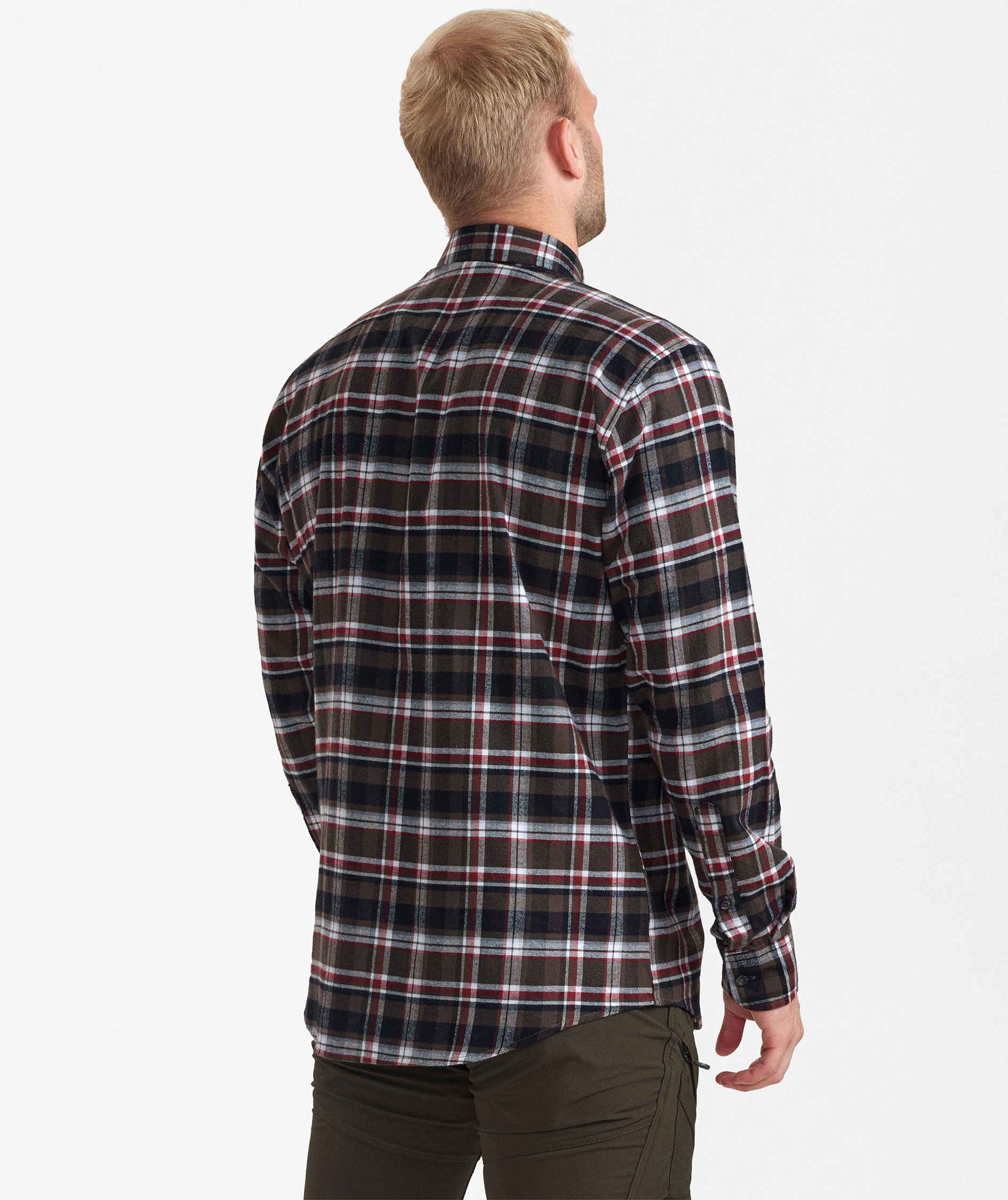 Deerhunter Nathan lumberjack shirt, Brown Check, large image number 3