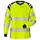 Fristads Damen langärmliges T-Shirt, Hi-Vis gelb/marine, Hi-Vis gelb/marine, swatch