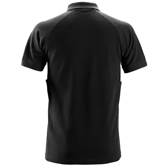 Snickers polo shirt with MultiPockets™, Black, large image number 1
