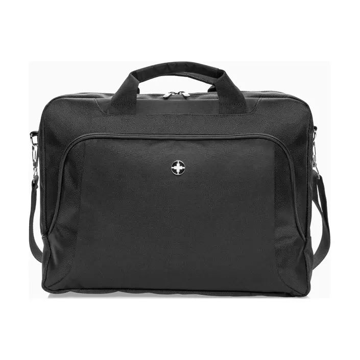 Swiss Peak Luksus 15' datorväska 10L, Svart, Svart, large image number 0