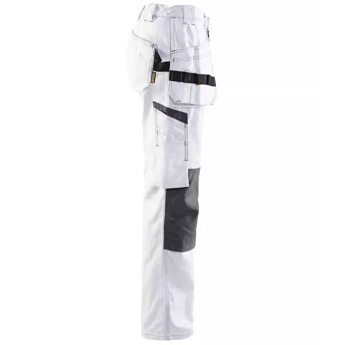 Blåkläder women's craftsman trousers, White/dark grey, large image number 2