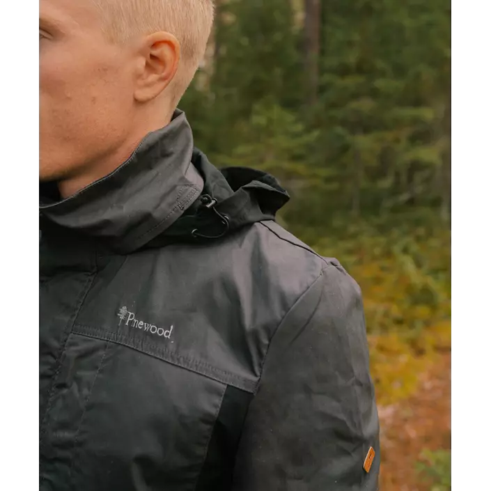 Pinewood Finnveden Trail Hybrid jakke, Mørk Antracit/Sort, large image number 10