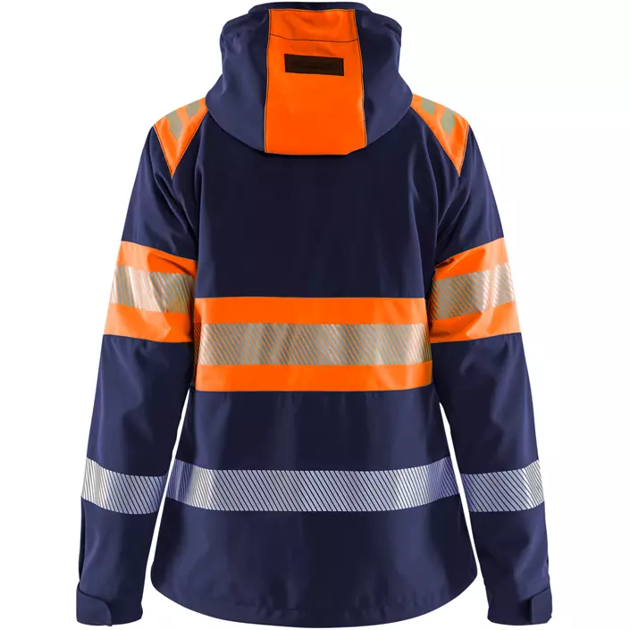 Blåkläder dame softshelljacka, Marinblå/Varselorange, large image number 2