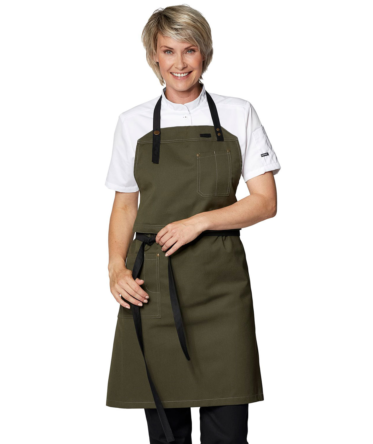 Kentaur Raw sm&aelig;kforkl&aelig;de med lommer, Olivengr&oslash;n