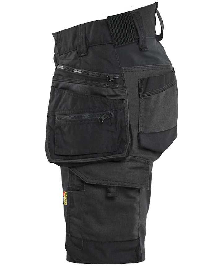 Bl&aring;kl&auml;der Striker women's craftsman shorts, Black/Black, large image number 3