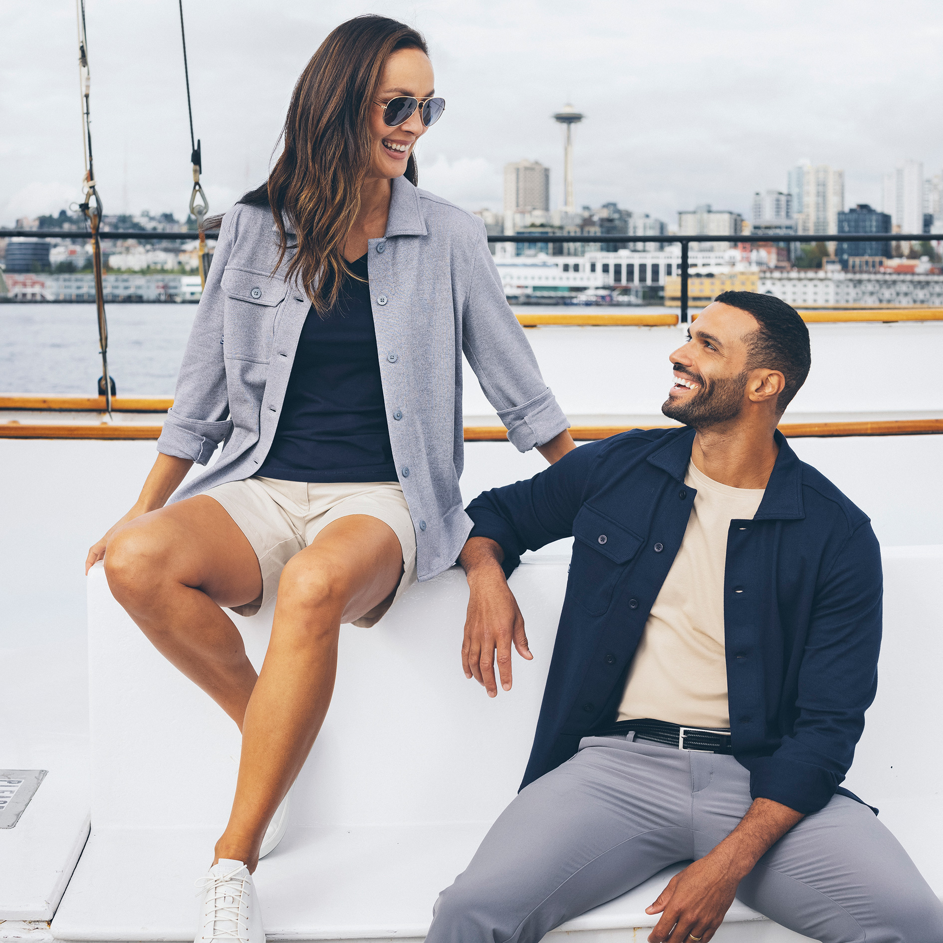 Cutter & Buck Advantage Leisure women's shirt, Grey melange