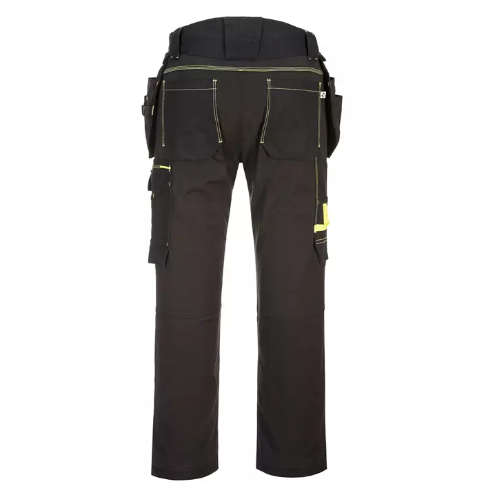 Portwest WX3 Eco craftsmens trousers, Black, large image number 1