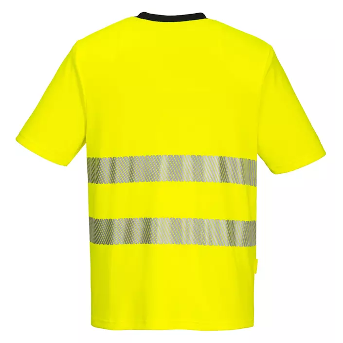 Portwest DX4 work T-shirt, Hi-vis Yellow/Black, large image number 1