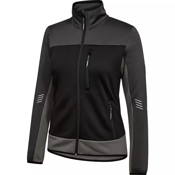 Engel Entire dame midlayer cardigan, Black/Anthracite Grey, large image number 5