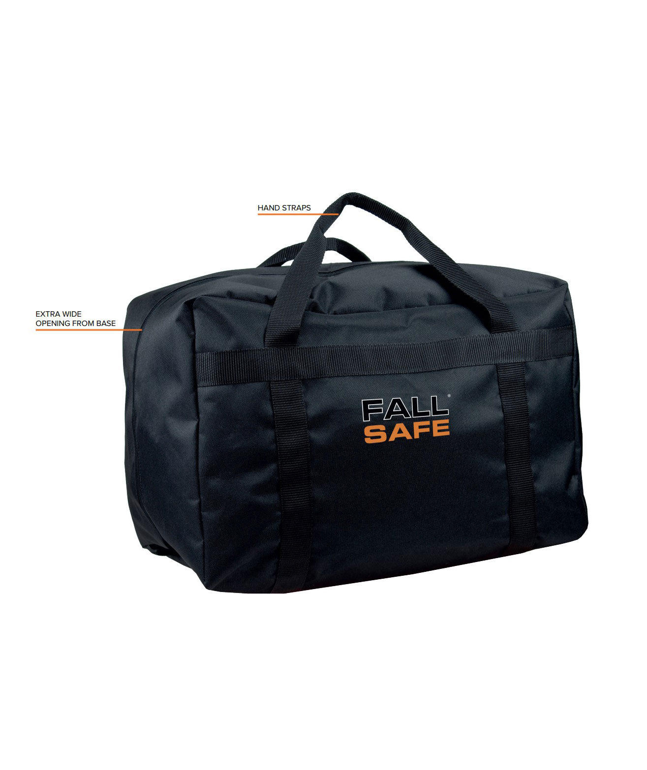 OS FallSafe BASIC 4 fall protection kit with 10m blok, Black/Orange, Black/Orange, large image number 8