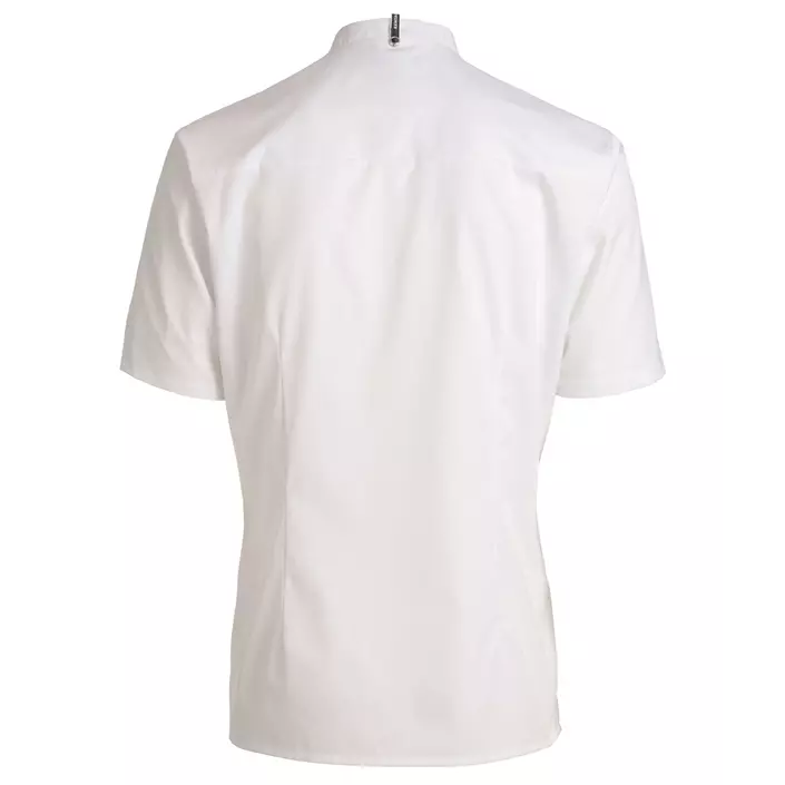 Kentaur modern fit kortärmad kockskjorta/serveringsskjorta, Vit, large image number 2