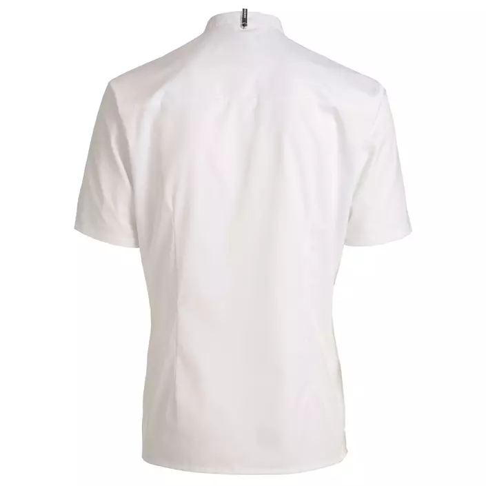 Kentaur modern fit kortärmad kockskjorta/serveringsskjorta, Vit, large image number 2