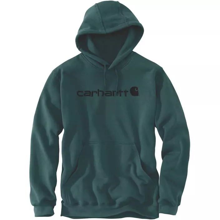 Carhartt Hættetrøje Signature Logo Midweight, Greenstone, large image number 0