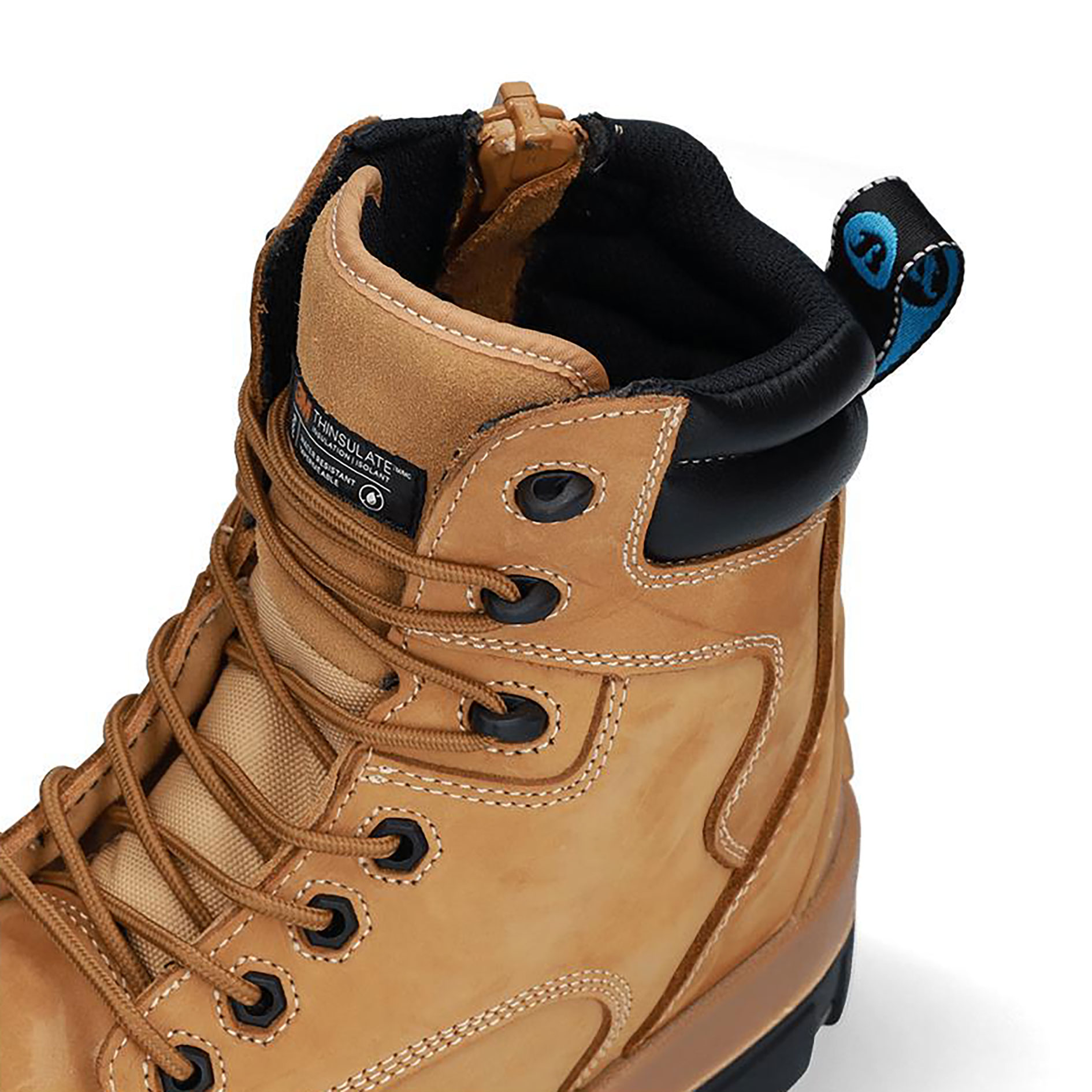 Bata Industrials 86147 Longreach safety boots S3, Wheat, large image number 3