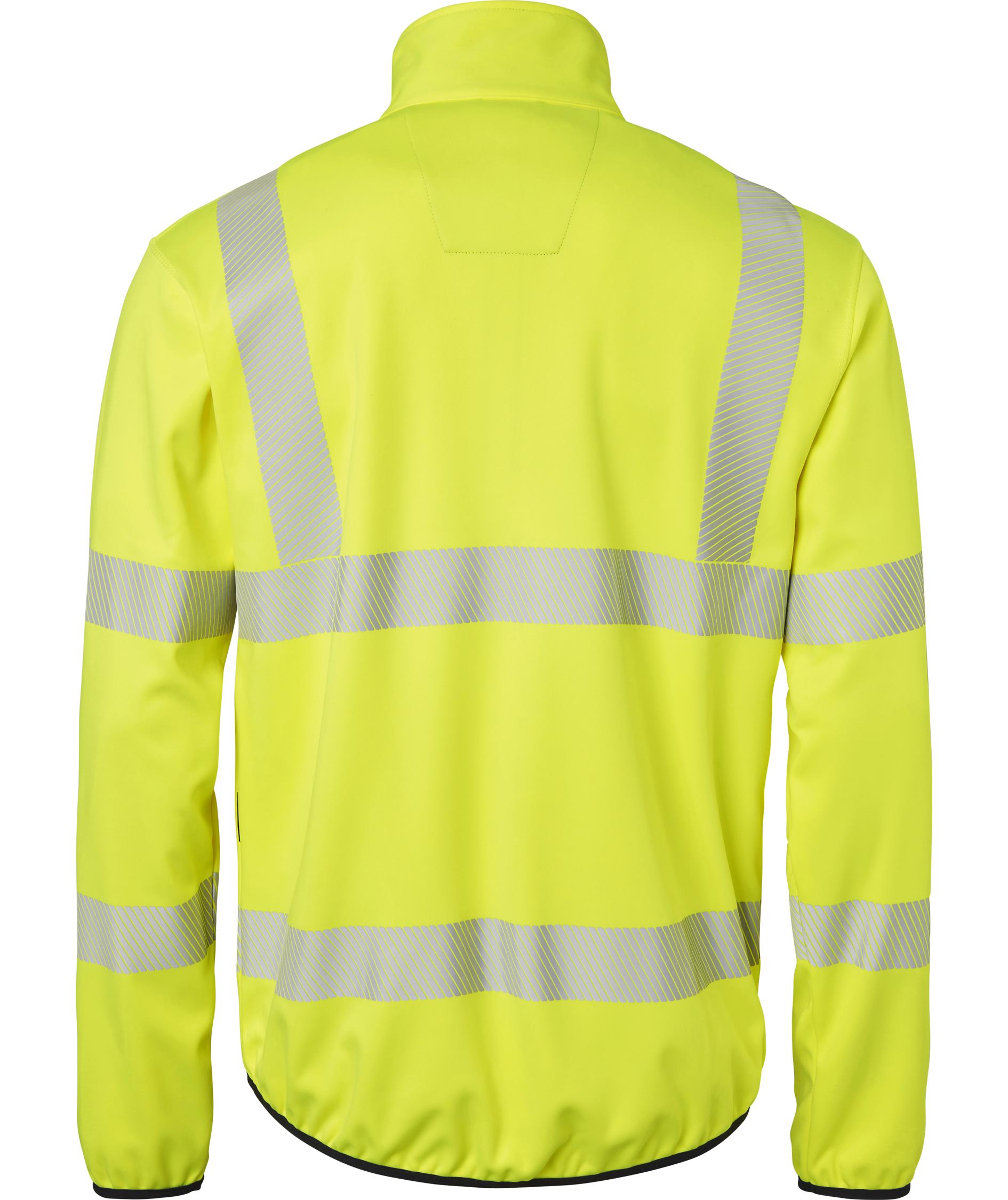Top Swede softshell jacket 7721, Hi-vis Yellow/Black