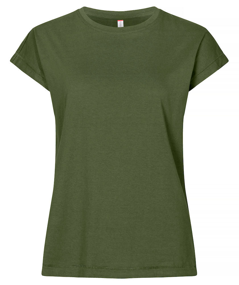Clique women's Fashion Top, Army Green, Army Green, swatch