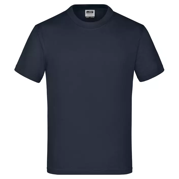 James & Nicholson Junior Basic-T T-shirt for barn, Navy, large image number 0