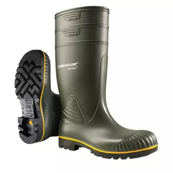 Dunlop Acifort Heavy Duty rubber boots, Green