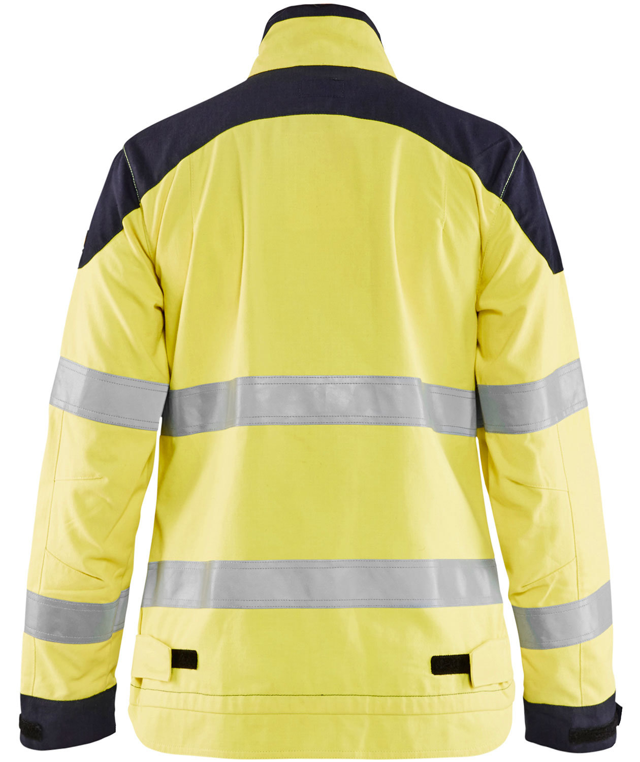 Bl&aring;kl&auml;der Multinorm arbetsjacka dam, Varsel gul/marinbl&aring;