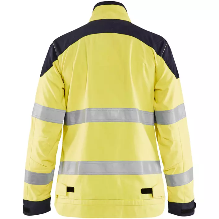 Blåkläder women's Multinorm working jacket, Hi-vis yellow/Marine blue, large image number 1