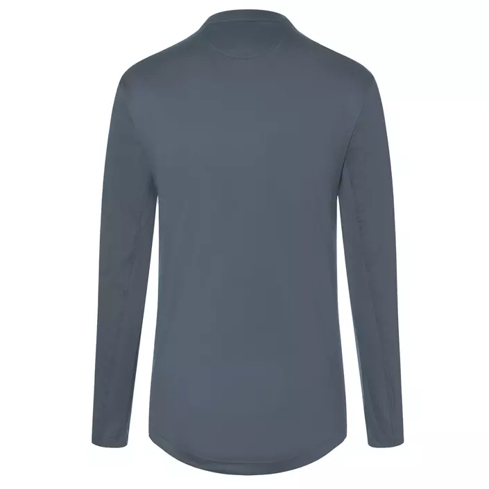 Karlowsky Performance long-sleeved Polo shirt, Antracit Grey, large image number 2
