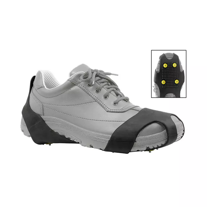 Skridbeskyttelse til sko og støvler med ispigge, Sort, large image number 0