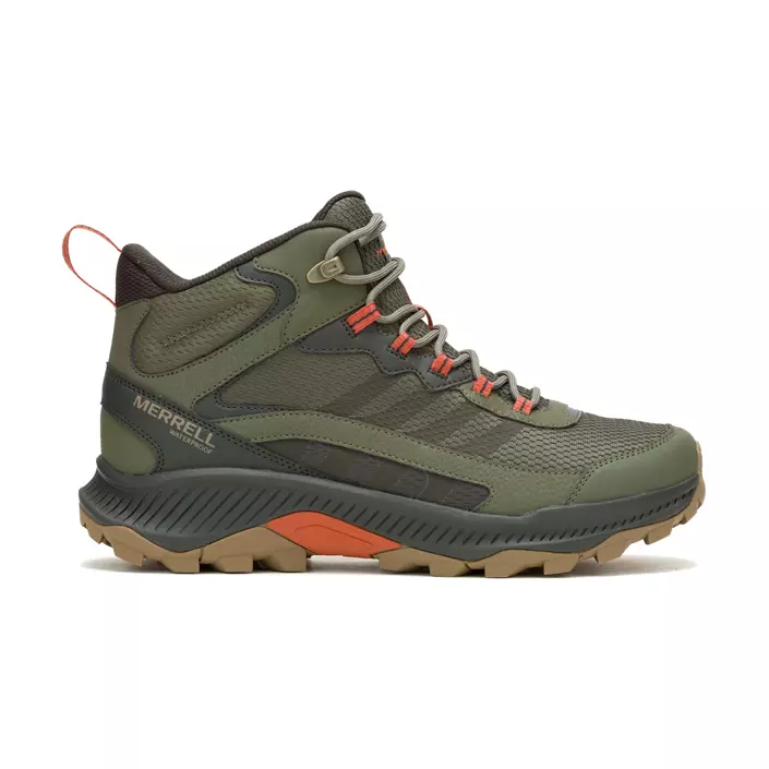 Merrell Speed Strike 2 Mid WP vandrarkängor, Olive, large image number 0