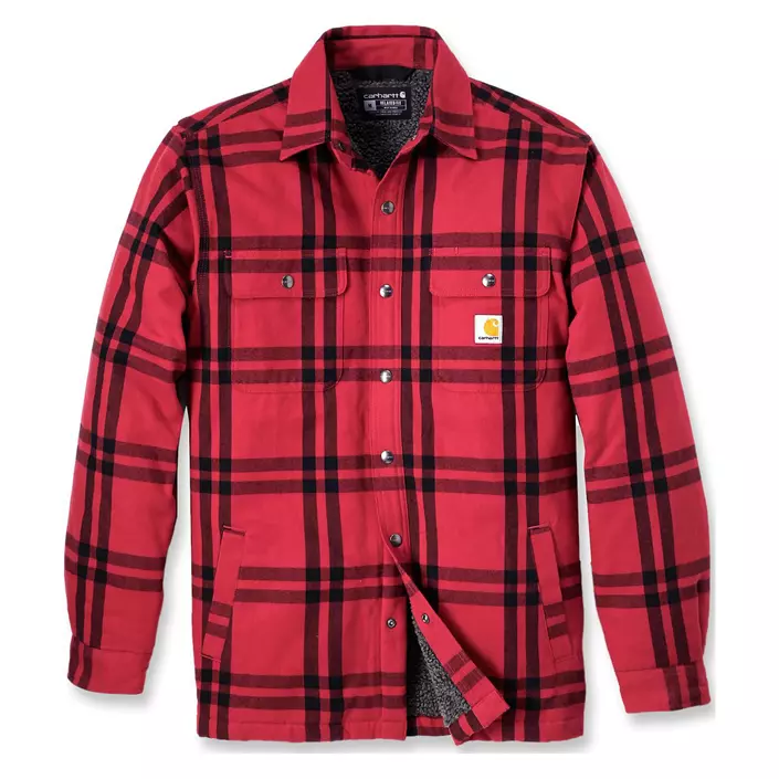 Carhartt flannell skjortjacka, Crabapple, large image number 0