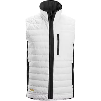 Snickers AllroundWork 37.5® insulator vest, White/black