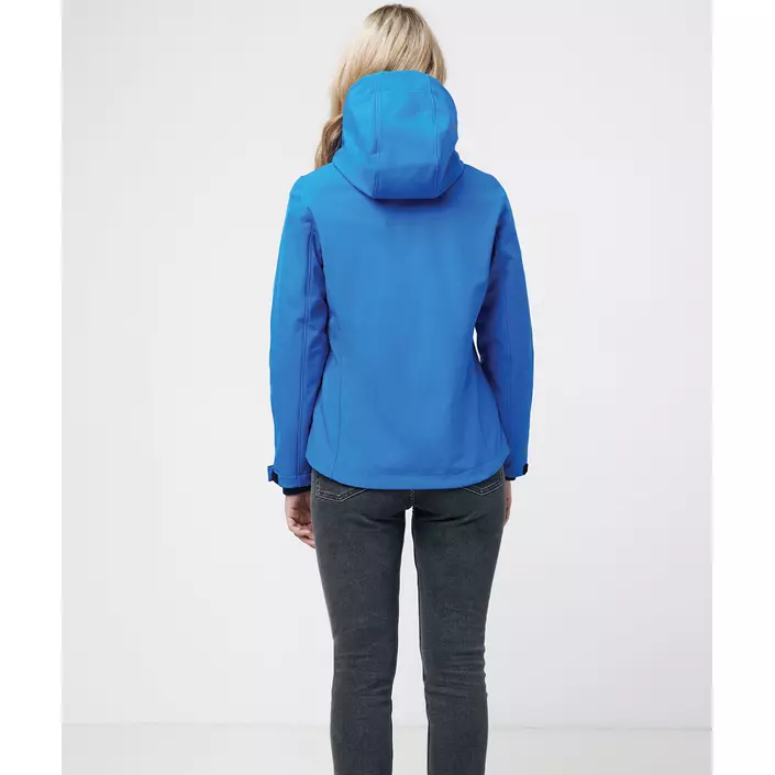 Iqoniq Makalu softshelljacka dam, Kungsblå, large image number 3