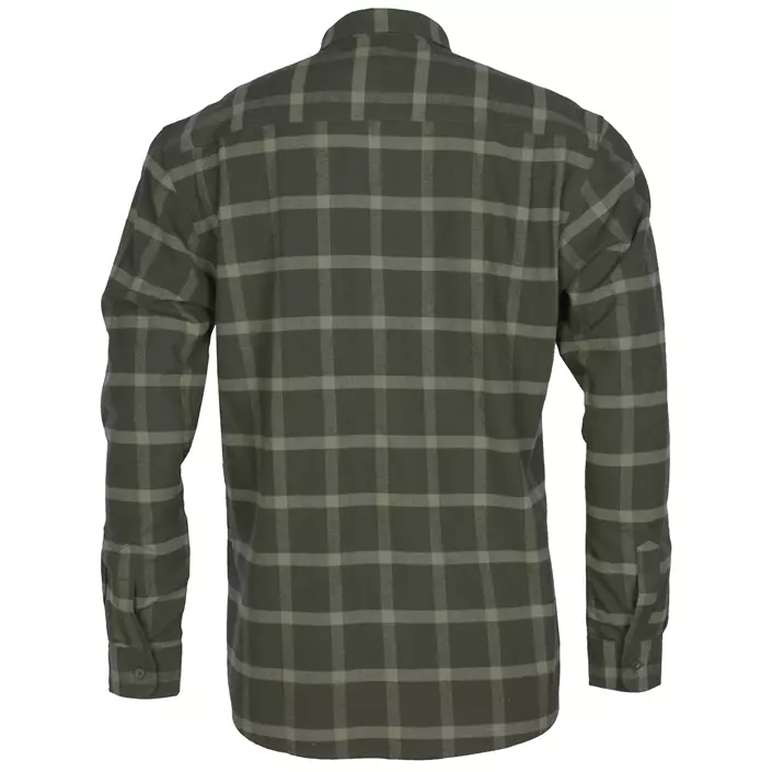 Pinewood Värnamo flannel skovmandsskjorte, Mørkegrøn/Grøn, large image number 2