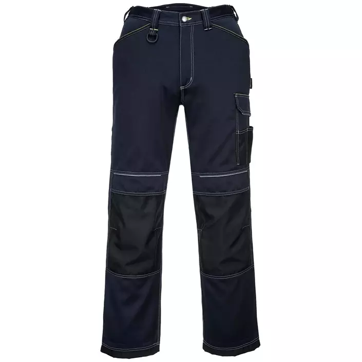 Portwest Urban work trousers T601, Marine Blue/Black, large image number 0
