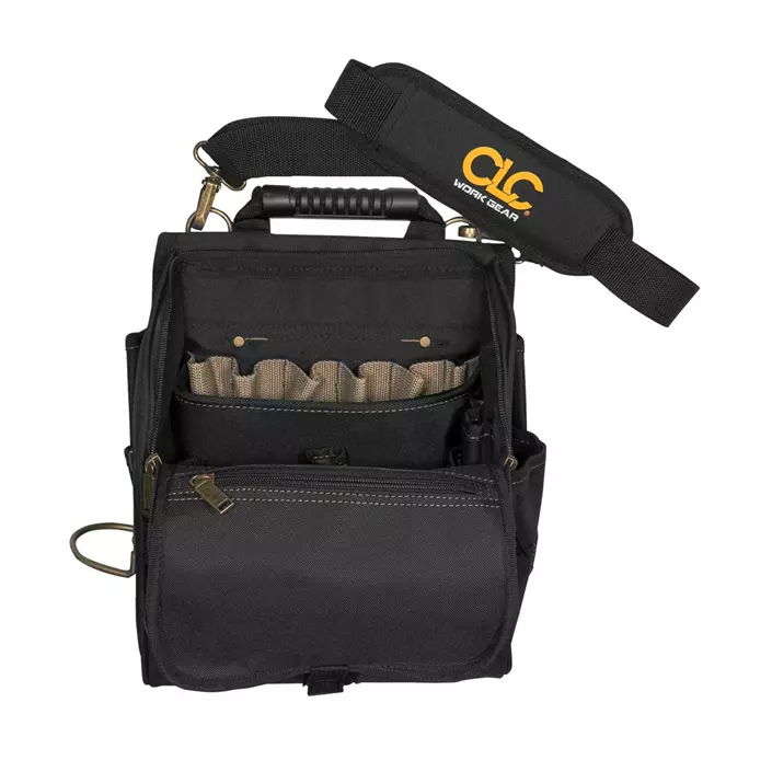 CLC Work Gear 1510 electrician tool bag, Black/Brown, Black/Brown, large image number 1
