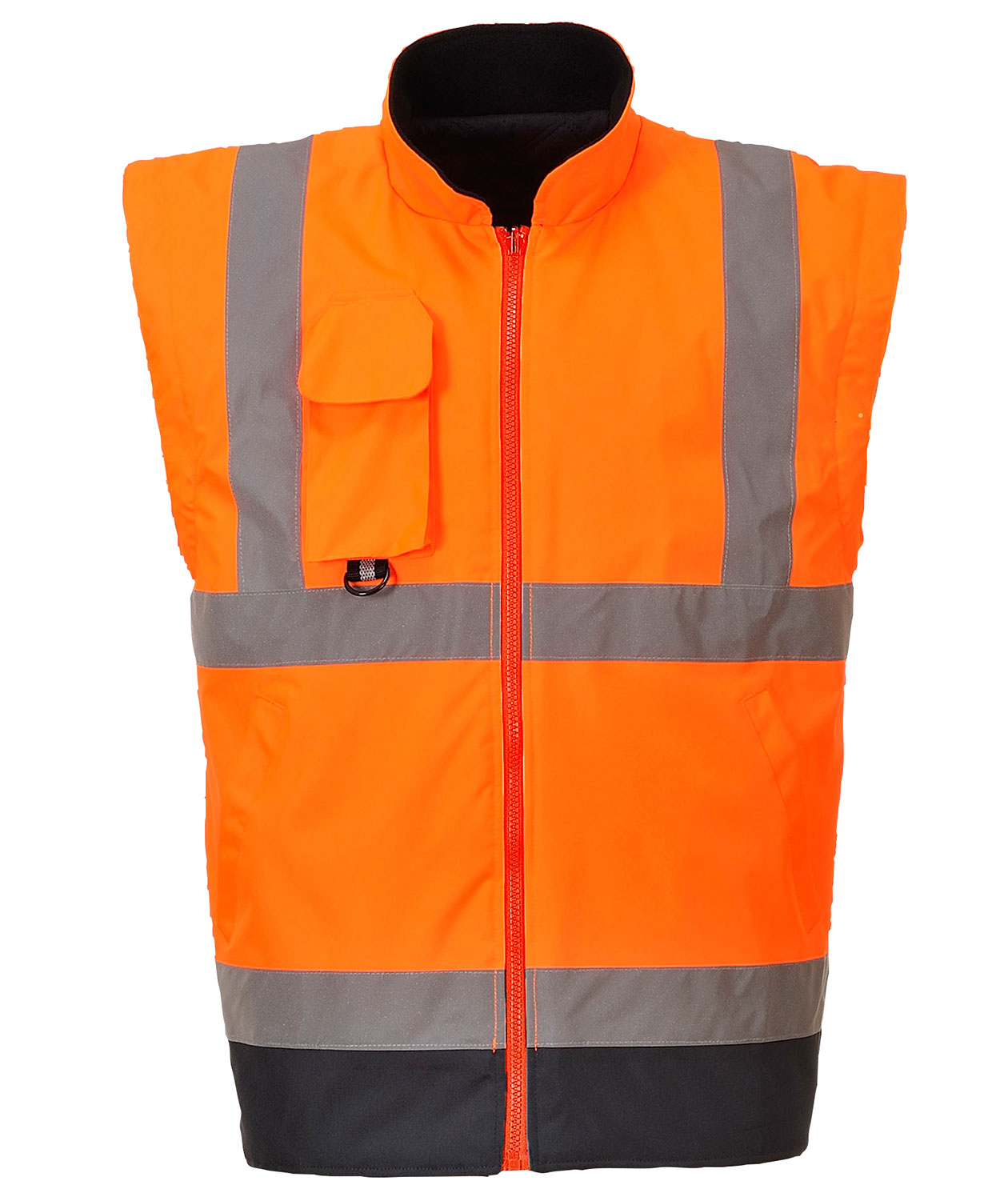 Portwest 7-in-1 parka, Hi-vis Orange/Marine, large image number 3