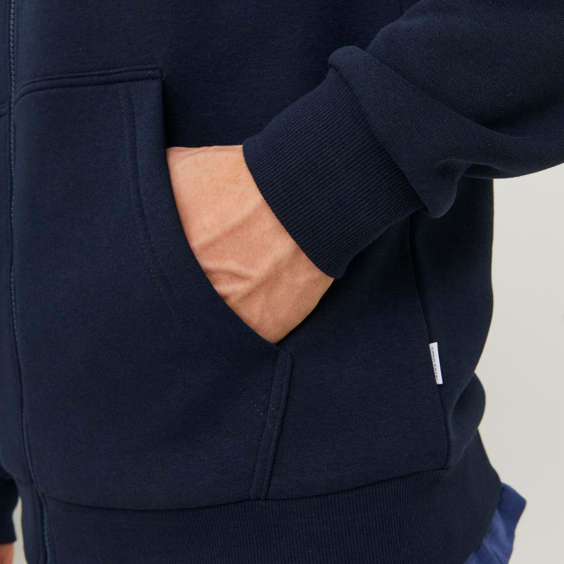 Jack & Jones JJEBRADLEY Hoodie mit Rei&szlig;verschluss, Navy Blazer, large image number 6